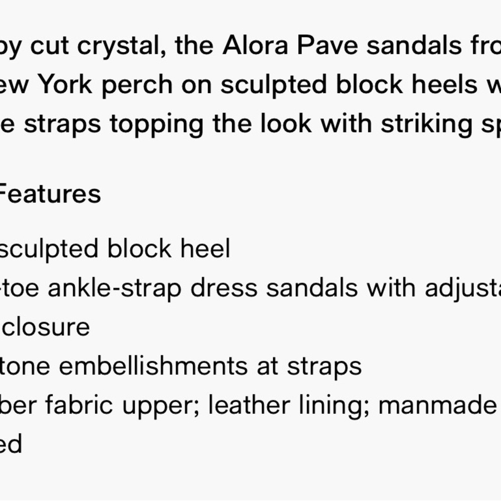 kate spade Nude and Silver Crystal Heel Sandals - Picture 4 of 7